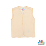 Pollar Vest Sleeveless Peach Color | Little Darling - Zubaidas Mothershop