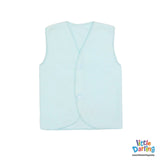 Pollar Vest Sleeveless Sky Blue Color | Little Darling - Zubaidas Mothershop