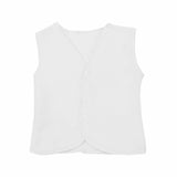 Pollar Vest Sleeveless White | Little Darling - Zubaidas Mothershop