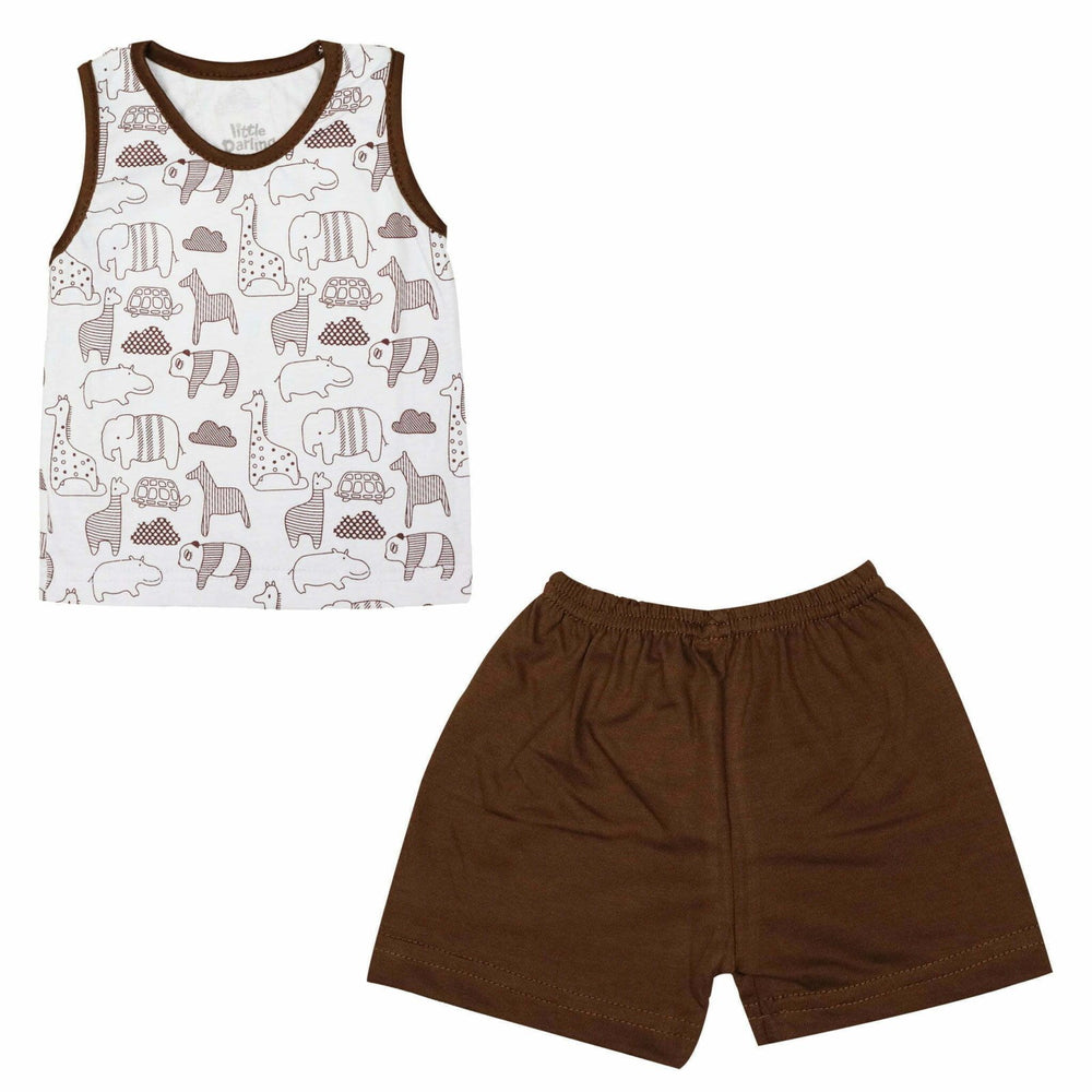 Sando Suit Animal Print - Zubaidas Mothershop