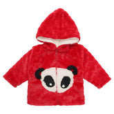 Shenyl Fur Hooded Jacket Cute Panda | Little Darling - Zubaidas Mothershop
