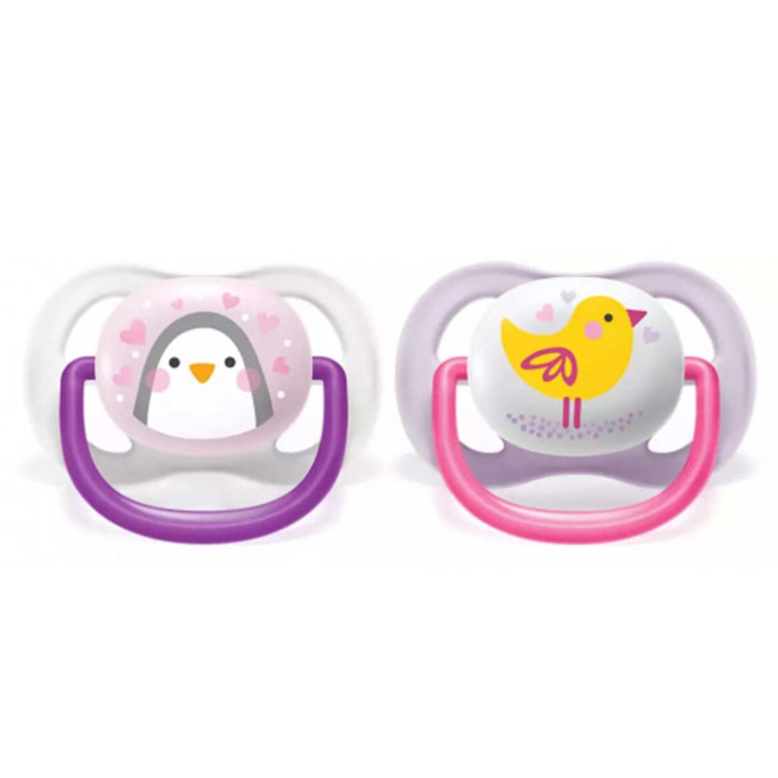 Ultra Air 6-18m pacifier Sparrow Print by Avent