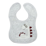 Waterproof Bibs Animal Design Grey - Zubaidas Mothershop