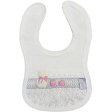 Waterproof Bibs Cat Design White - Zubaidas Mothershop
