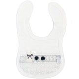 Waterproof Bibs Cat Design White - Zubaidas Mothershop