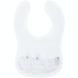 Waterproof Bibs Floral Design White - Zubaidas Mothershop