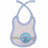 Waterproof Bibs Stroller Print Sky Blue - Zubaidas Mothershop