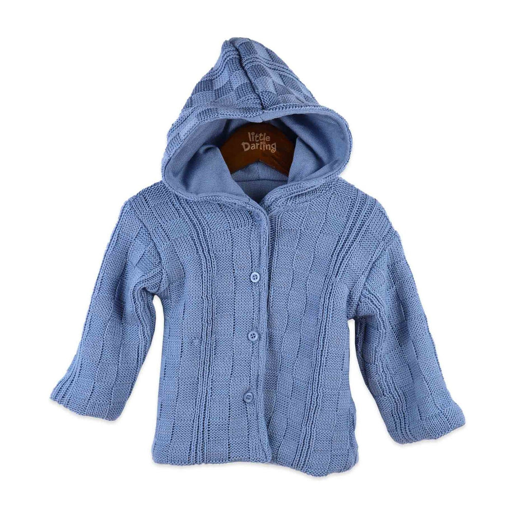 Woolen Hooded Jacket | Little Darling - Zubaidas Mothershop