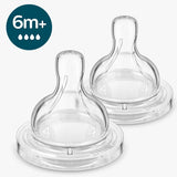 Anti Colic Avent Philips 6m+ Nipple PK 2