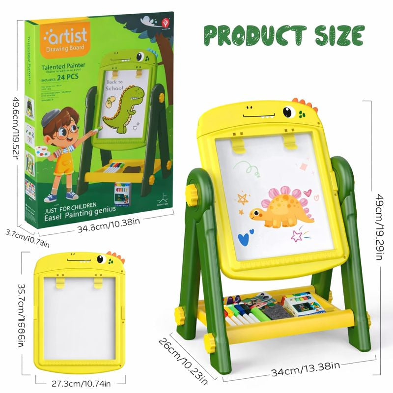 Kids Magnetic Drawing Board Easel