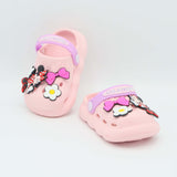 Baby Crocs with Mickey Cartoon Pink Color
