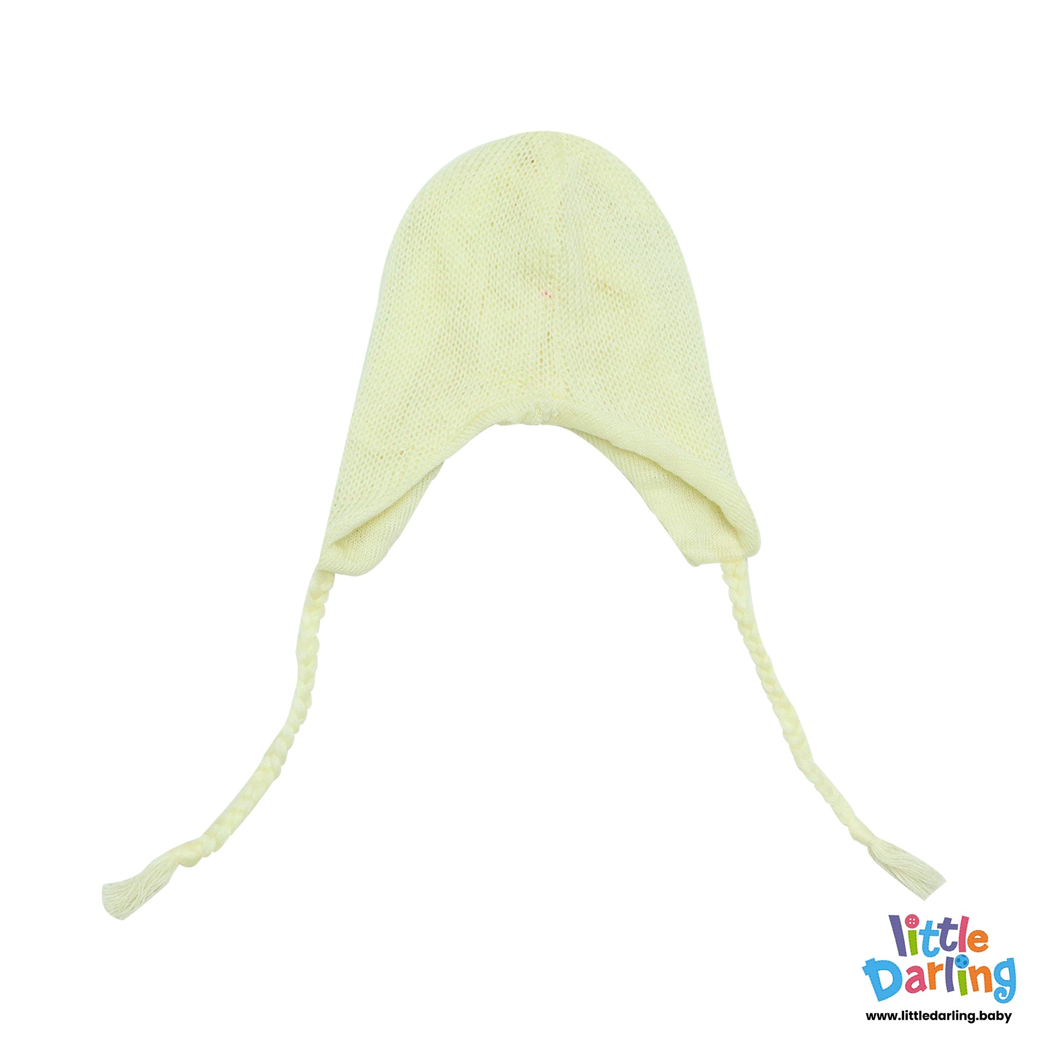 Infant Woolen Cap Off White Color By Little Darling