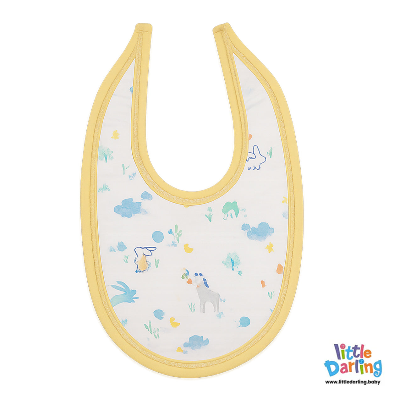 4 Pcs Newborn Gift Set Yellow Color by Little Darling
