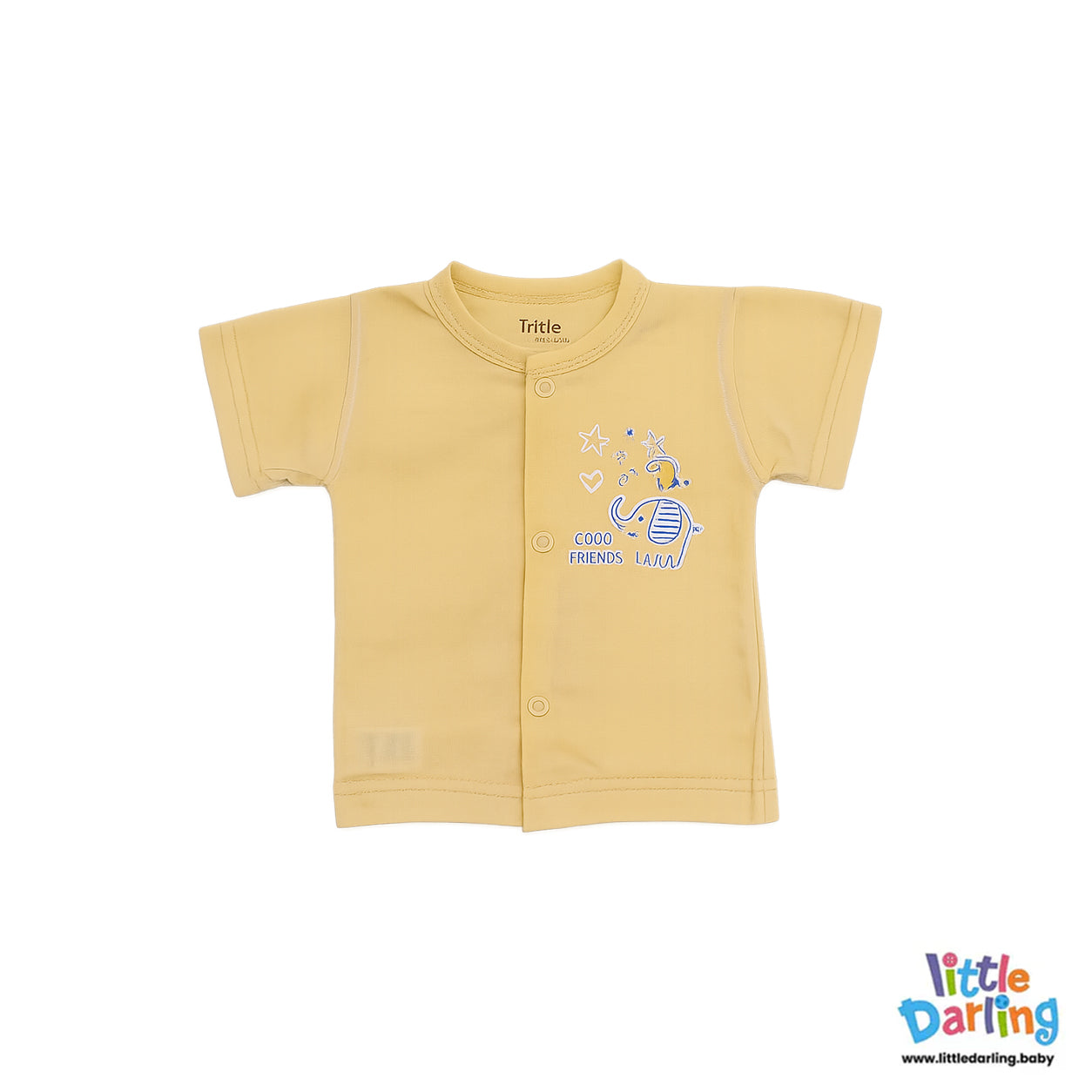 4 Pcs Newborn Gift Set Yellow Color by Little Darling