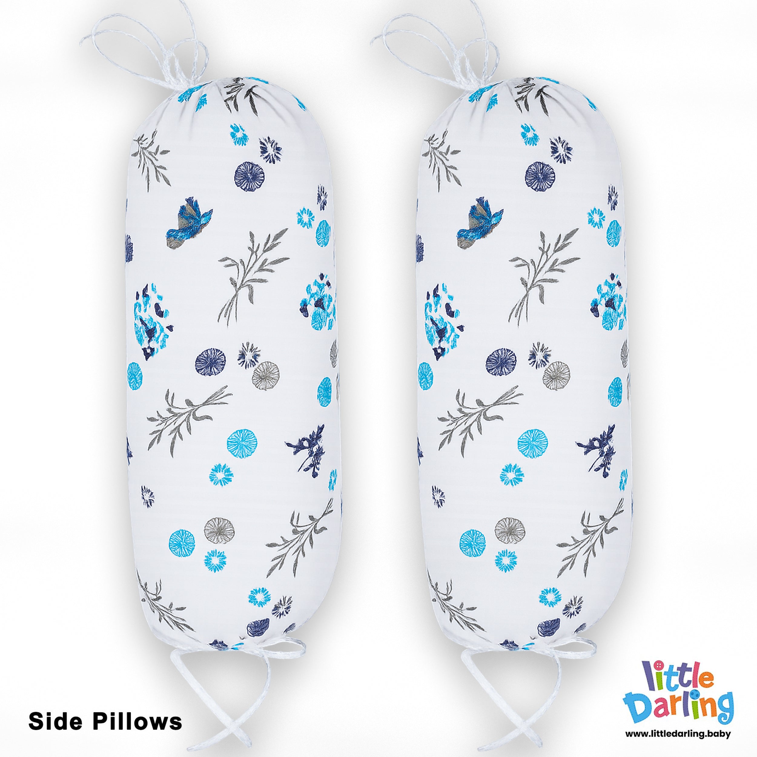 Baby Gadda Set 7 Pcs Floral & Polka Dots Print by Little Darling