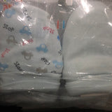 Baby mitten beep beep print