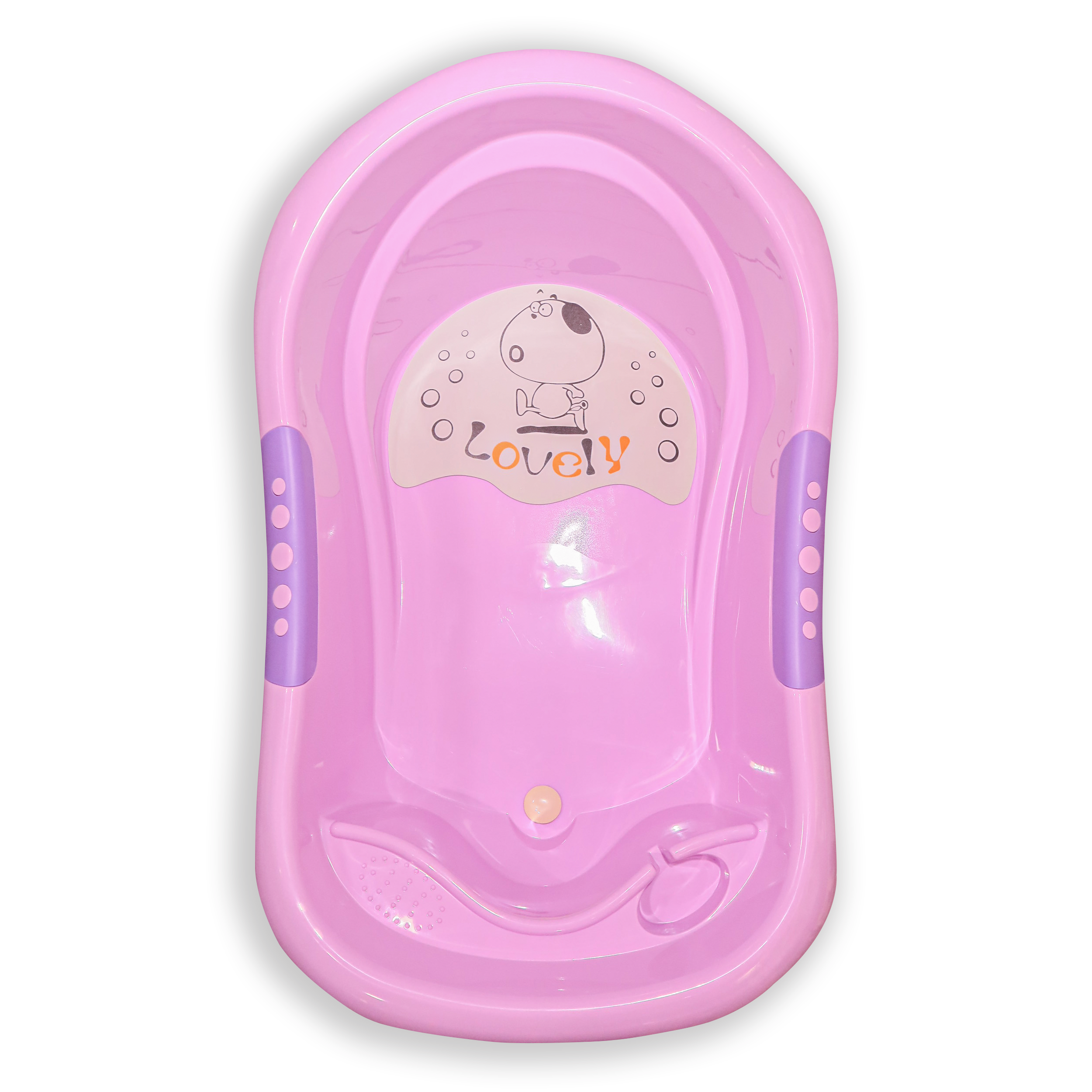 Essential Baby Bath Set – 6-Piece Pink Plastic Collection