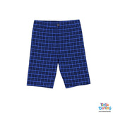 Boys Blue Check Shirt & Shorts Set