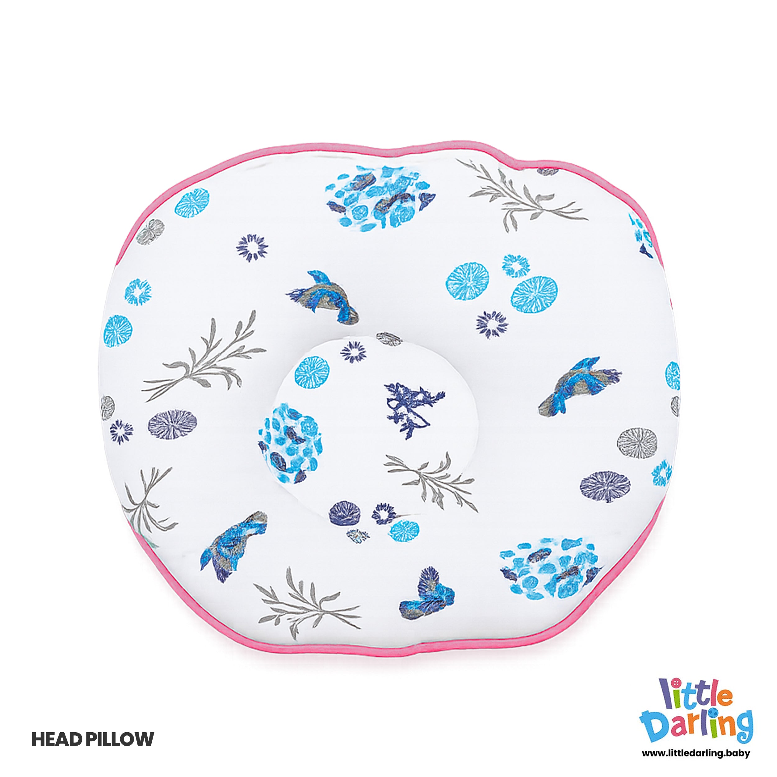 Baby Gadda Set 7 Pcs Floral & Polka Dots Print by Little Darling