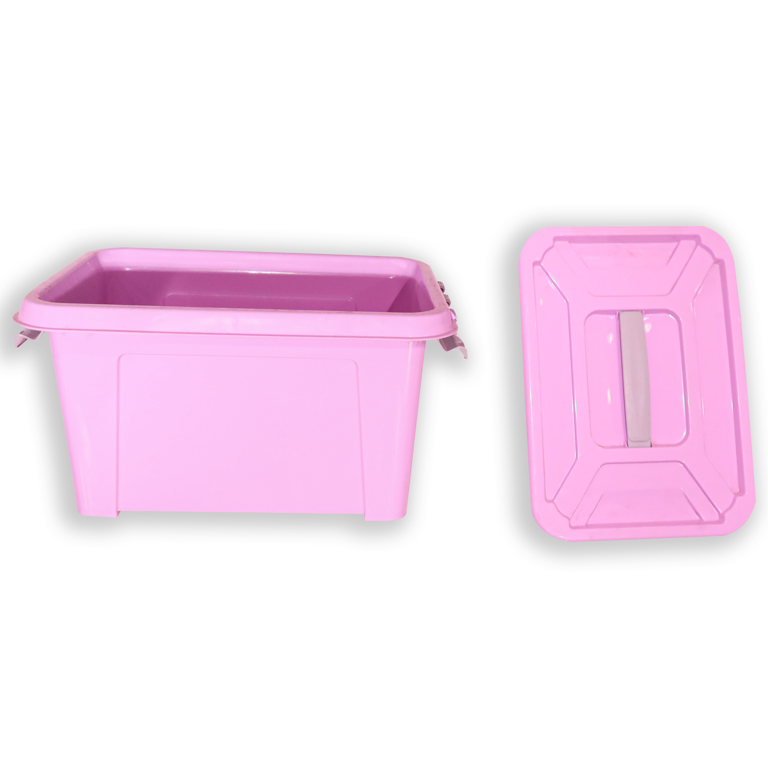 Essential Baby Bath Set – 6-Piece Pink Plastic Collection
