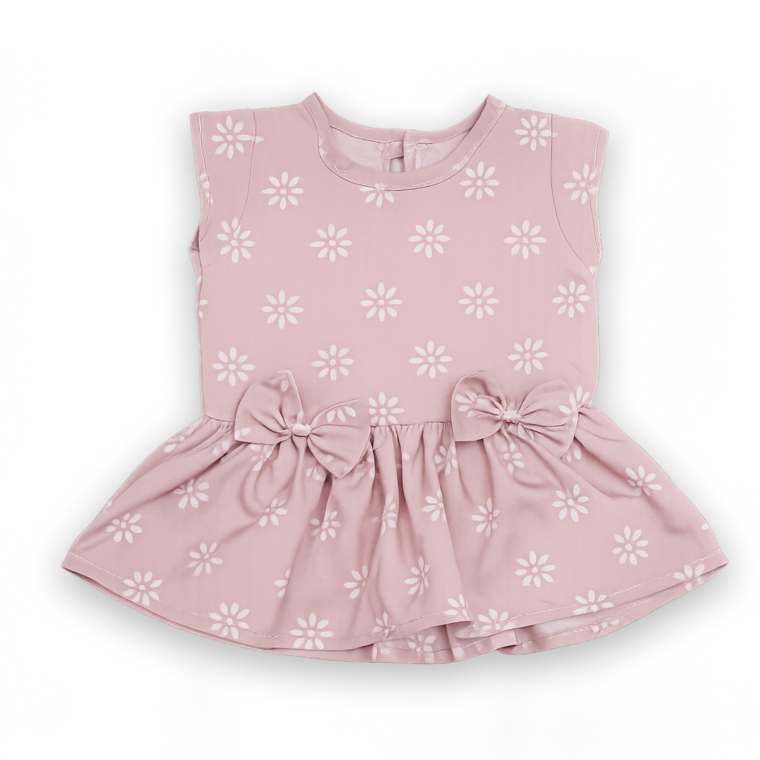 Baby Girls Pink Floral 2 Pcs Outfit