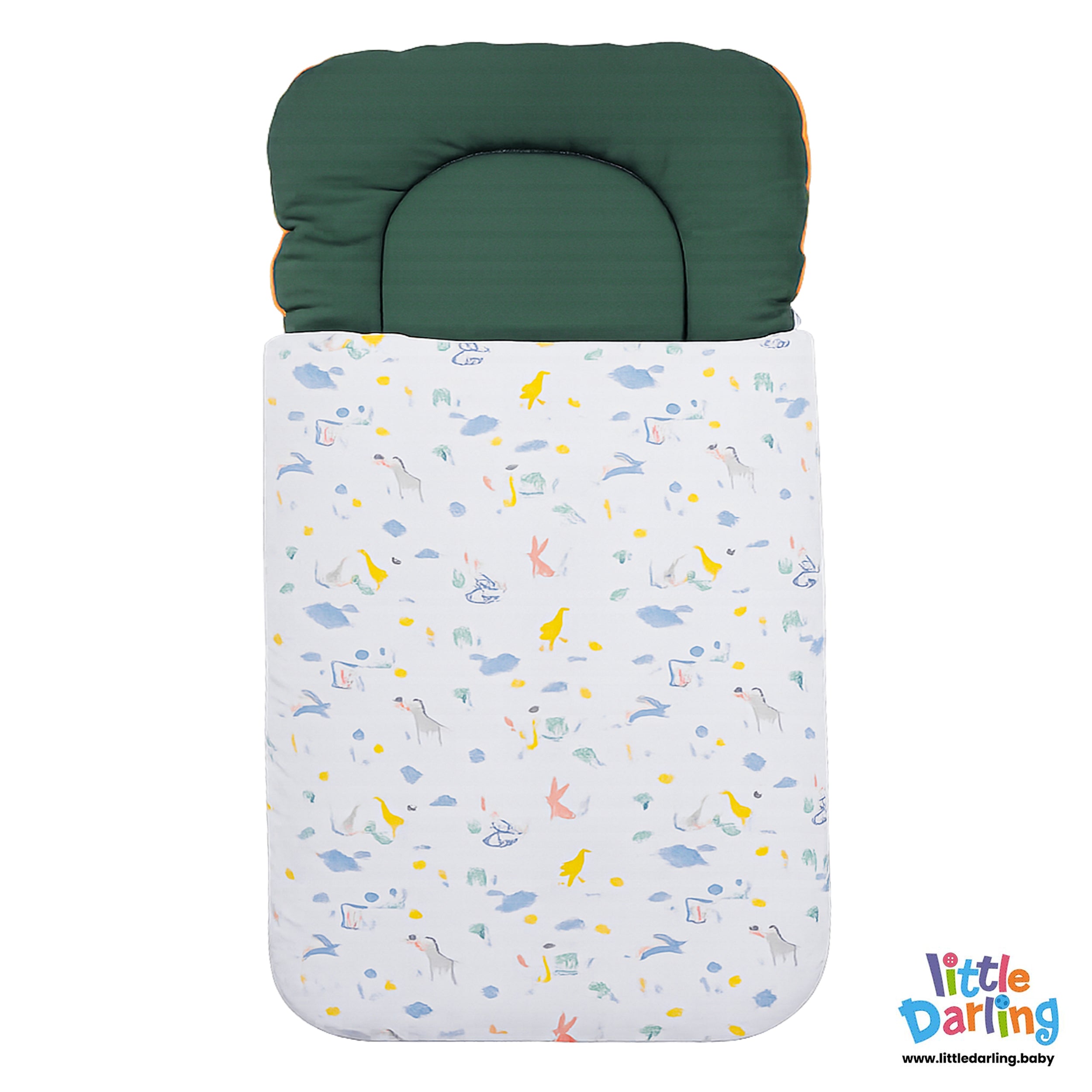 Baby Gadda Set 7 Pcs Birds and Clouds Print by Little Darling