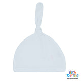 Baby Cap Knotted White Color | Little Darling
