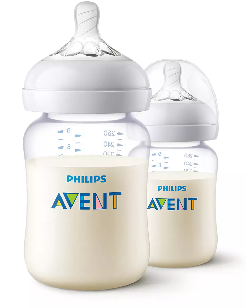 Philips Avent Natural PA Baby Bottle 260ML PK2