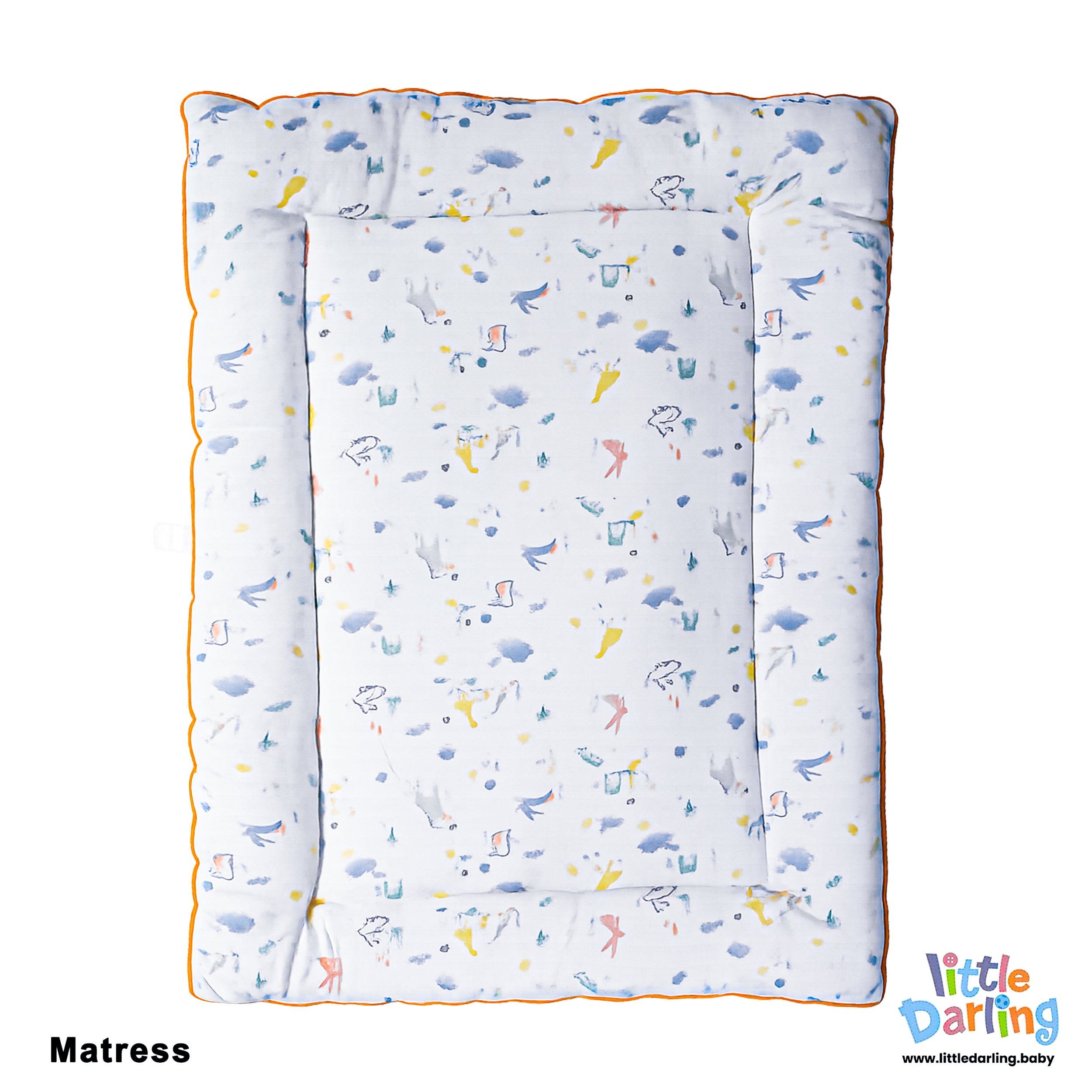 Baby Gadda Set 7 Pcs Birds and Clouds Print by Little Darling