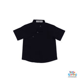 Elegant Boys Navy Kurta Pant Set