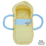 Infant Moses Basket Monkey & Cloud Stripes | Little Darling