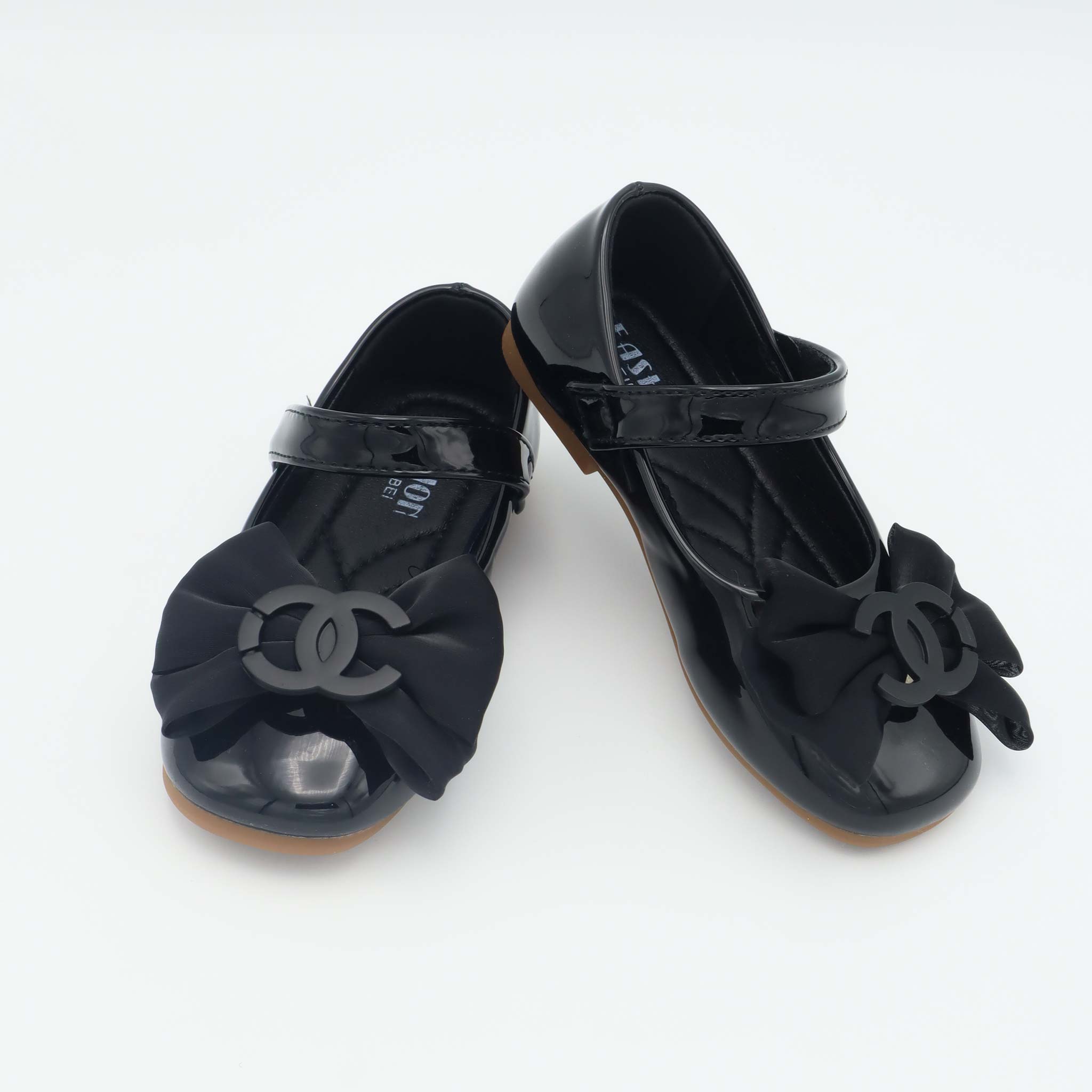 Baby Pumpy Shoes Black Color With Bow
