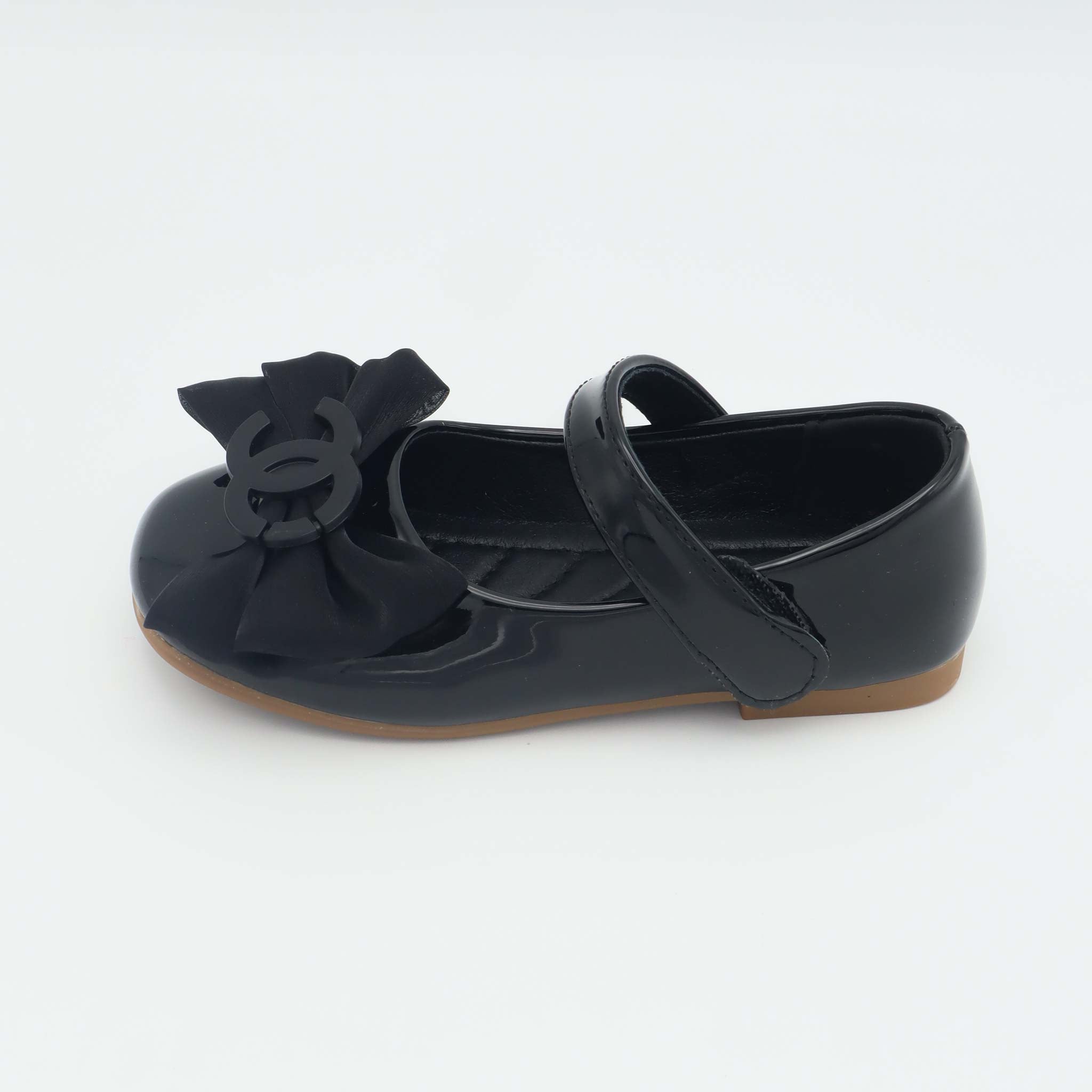 Baby Pumpy Black Color With Bow
