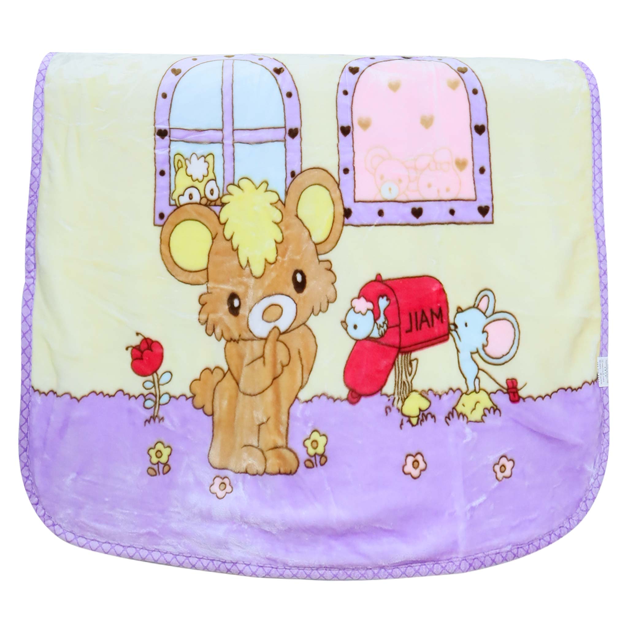 Baby Blanket Bear and Mouse Character