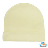 Baby Plain Cap Cream Color |Little Darling