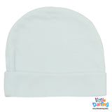 Baby Plain Cap White Color | Little Darling