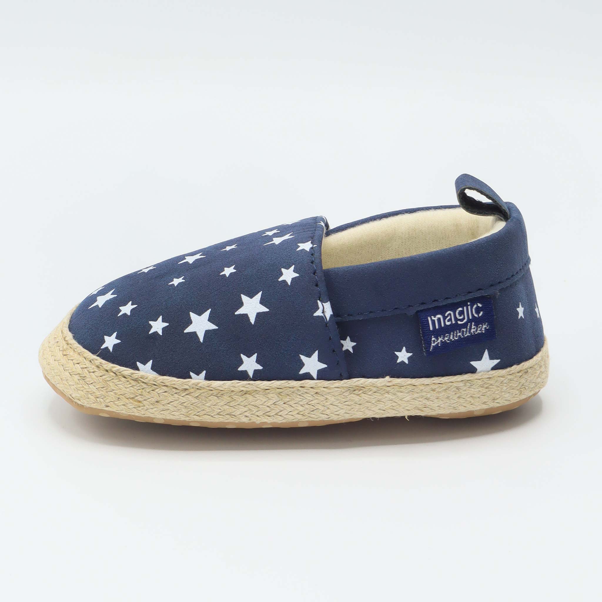 Baby Sneaker Blue Color Star Print