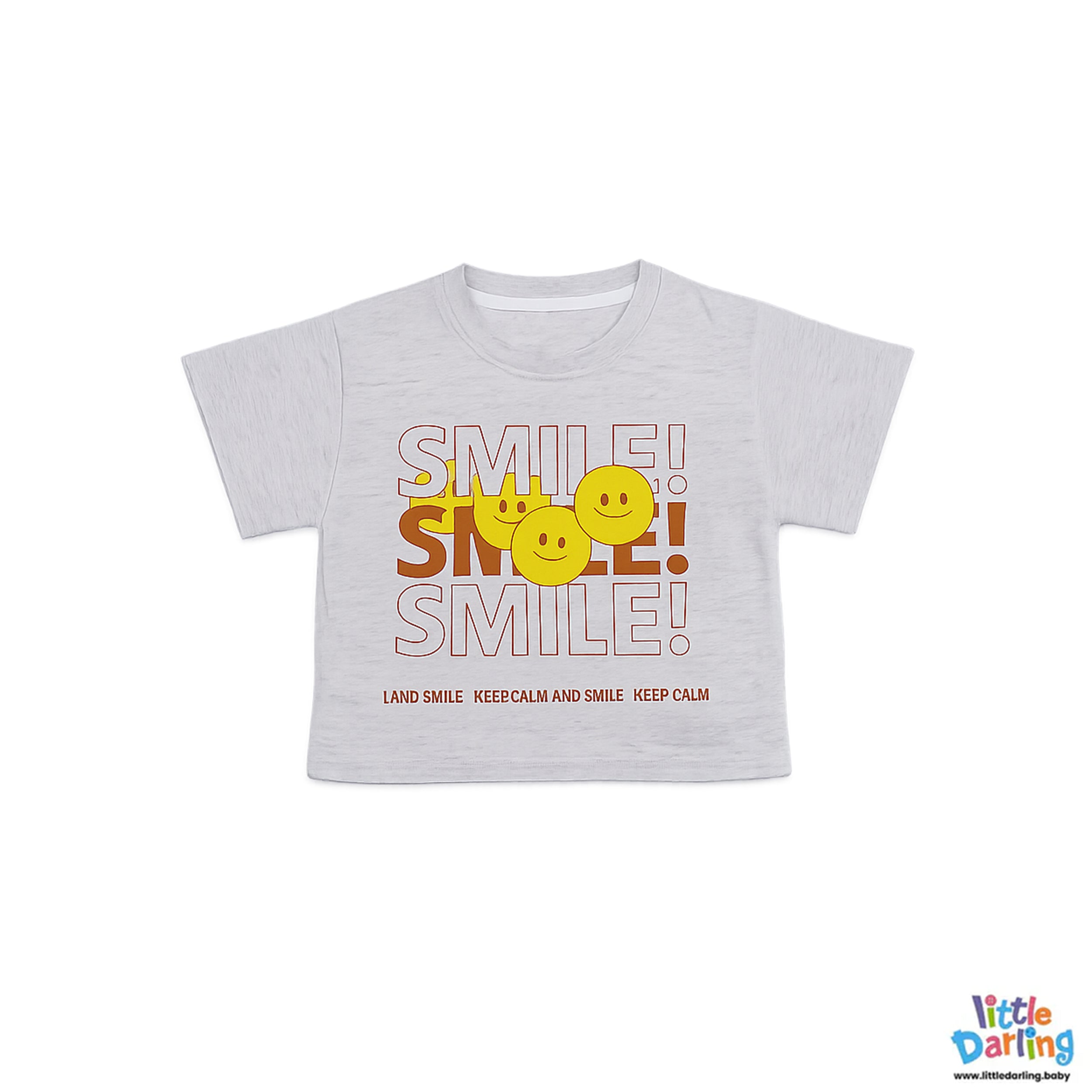 Cute Boys Smile Tee and Cargo Shorts Set