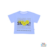 Cute Boys Blue Smile Tee and Cargo Shorts Set