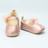 Baby Shoes Pink Color with Bow