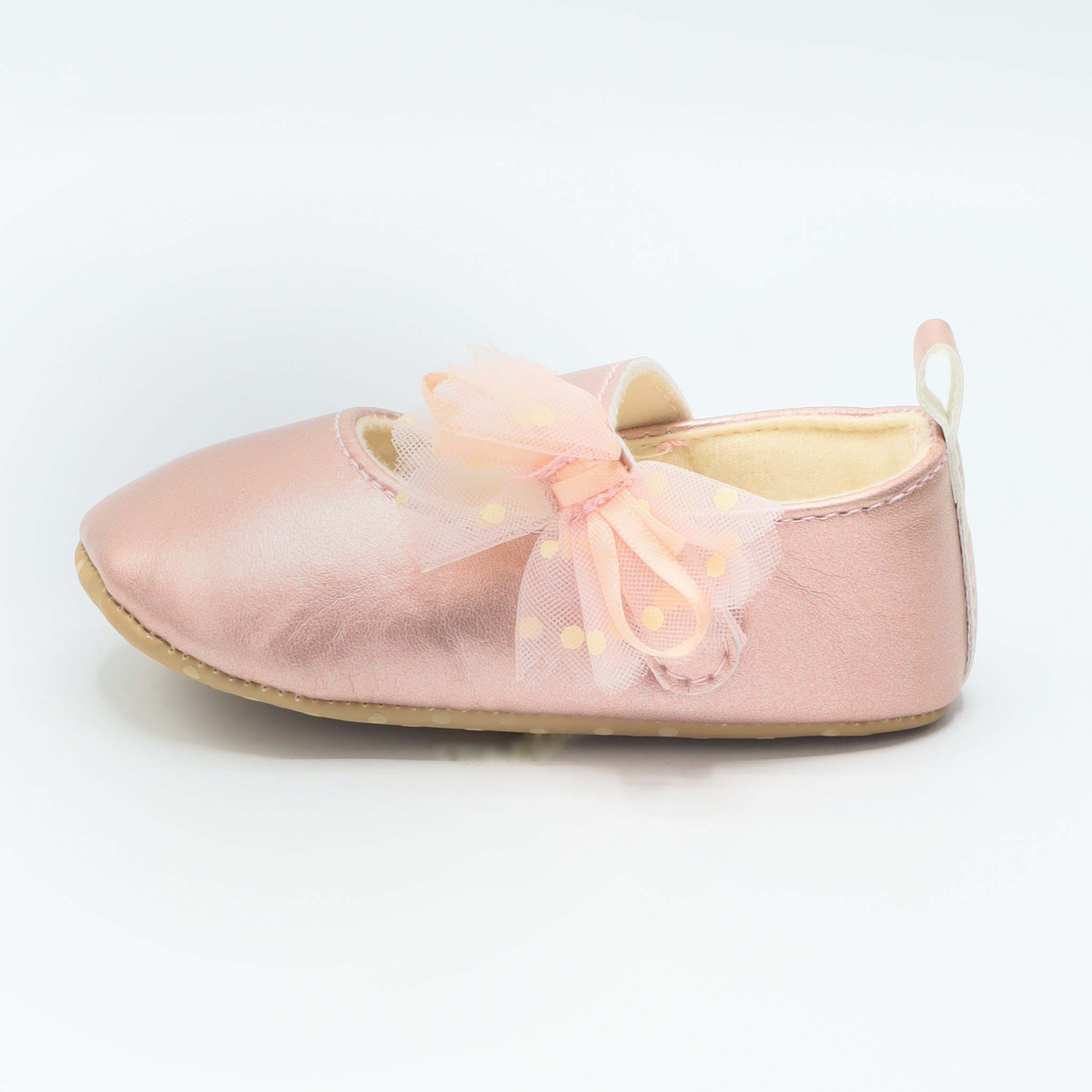 Baby Shoes Pink Color with Bow