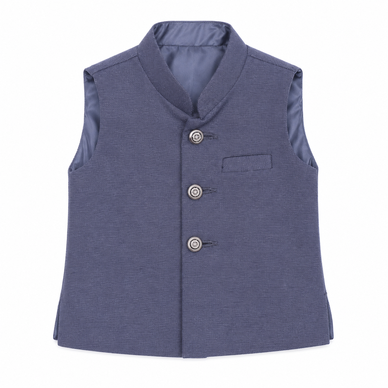 Elegant Boys Dusty Blue Formal Waistcoat