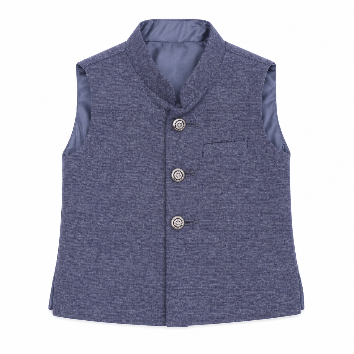 Elegant Boys Dusty Blue Formal Waistcoat