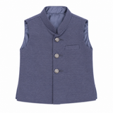 Elegant Boys Dusty Blue Formal Waistcoat