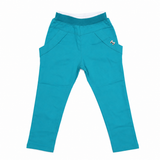 Stylish Girls Turquoise Casual Pants