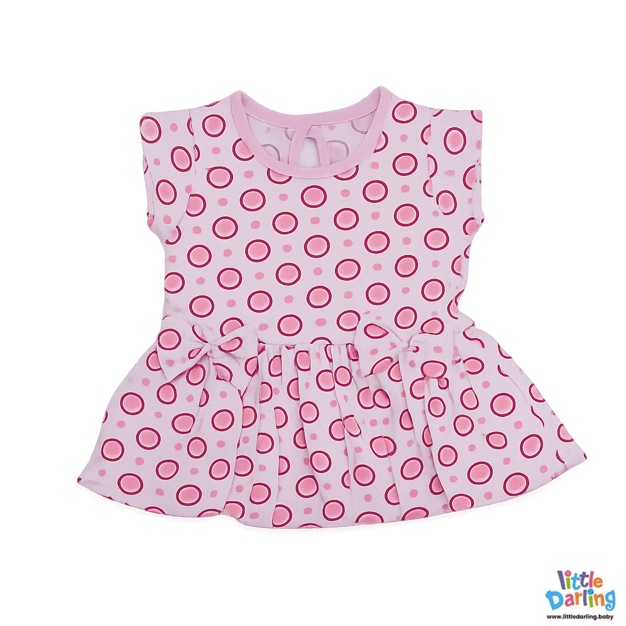Baby Girls Pink Top & Shorts Set