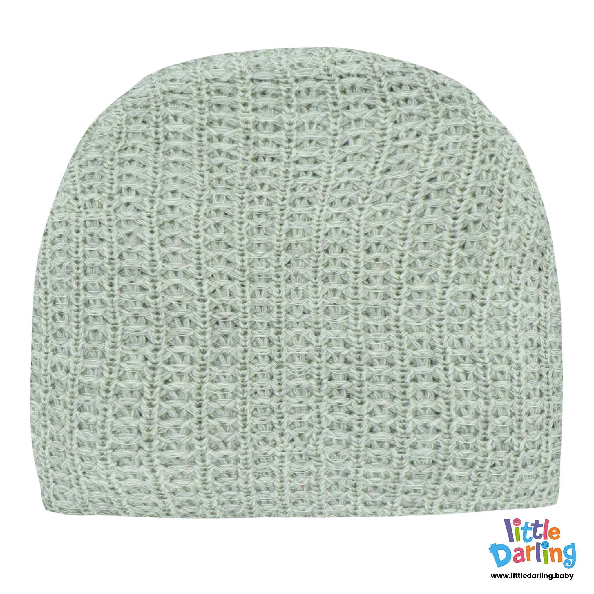 Baby Woolen Cap Grey Color By Little Darling