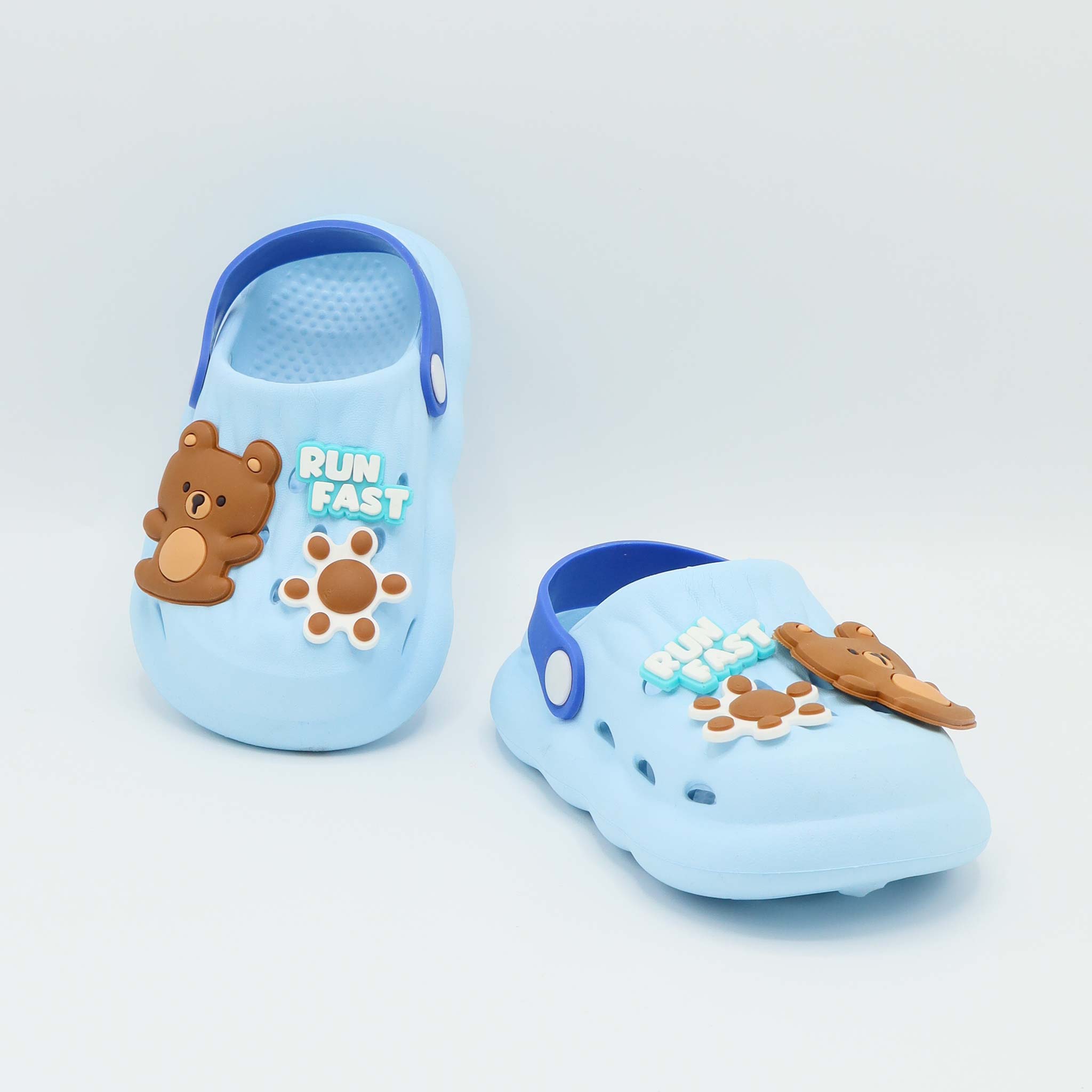 Baby Crocs Bear Character Sky Blue Color