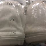 Baby mitten white color