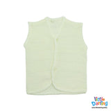 Baby Woolen Vest Sleeveless Off-White color | Little Darling